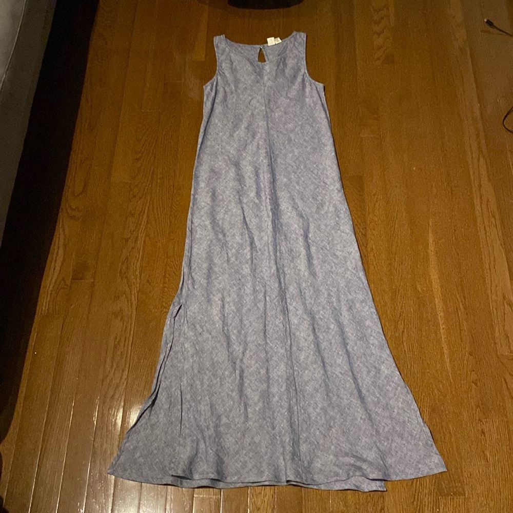 Artisan Ny, size 0, linen maxi dress,